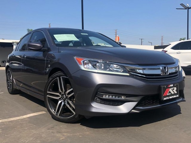 Pre-Owned 2017 Honda Accord Sedan Sport SE Four-Door Sedan in Orange # ...