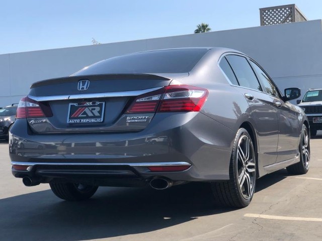 Pre-Owned 2017 Honda Accord Sedan Sport SE Four-Door Sedan in Orange # ...